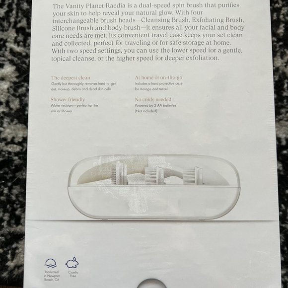 BRAND NEW Vanity Planet Raedia Face Wash brush kit - Picture 3 of 4